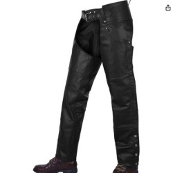 Thick Cowhide Motorcycle Chaps for Men and Women