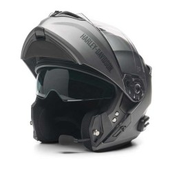 Outrush R Silver Modular Bluetooth Motorcycle Helmet