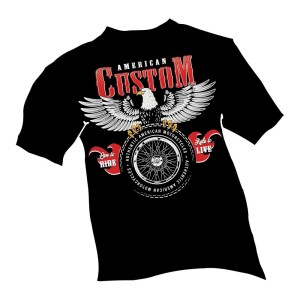 Custom Authentic American Motorcycle T-Shirt